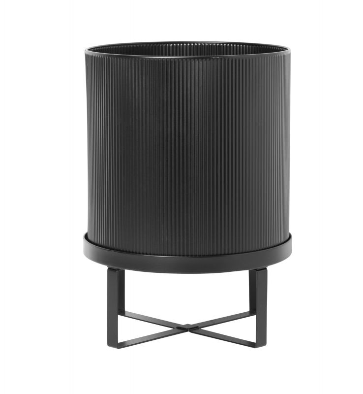 Bau Pot Blumentopf Groß Ferm Living Schwarz